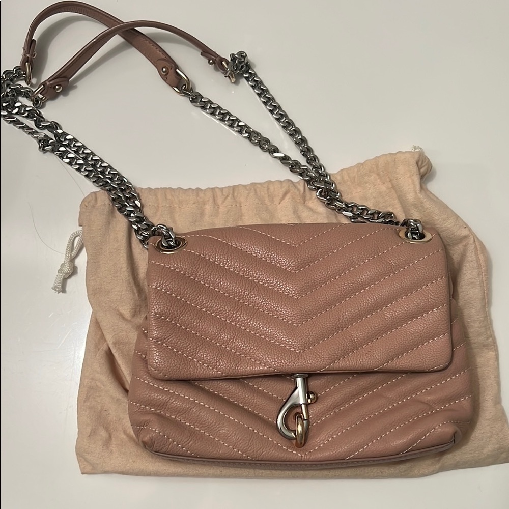Rebecca Minkoff Tan Quilted Shoulder Bag
